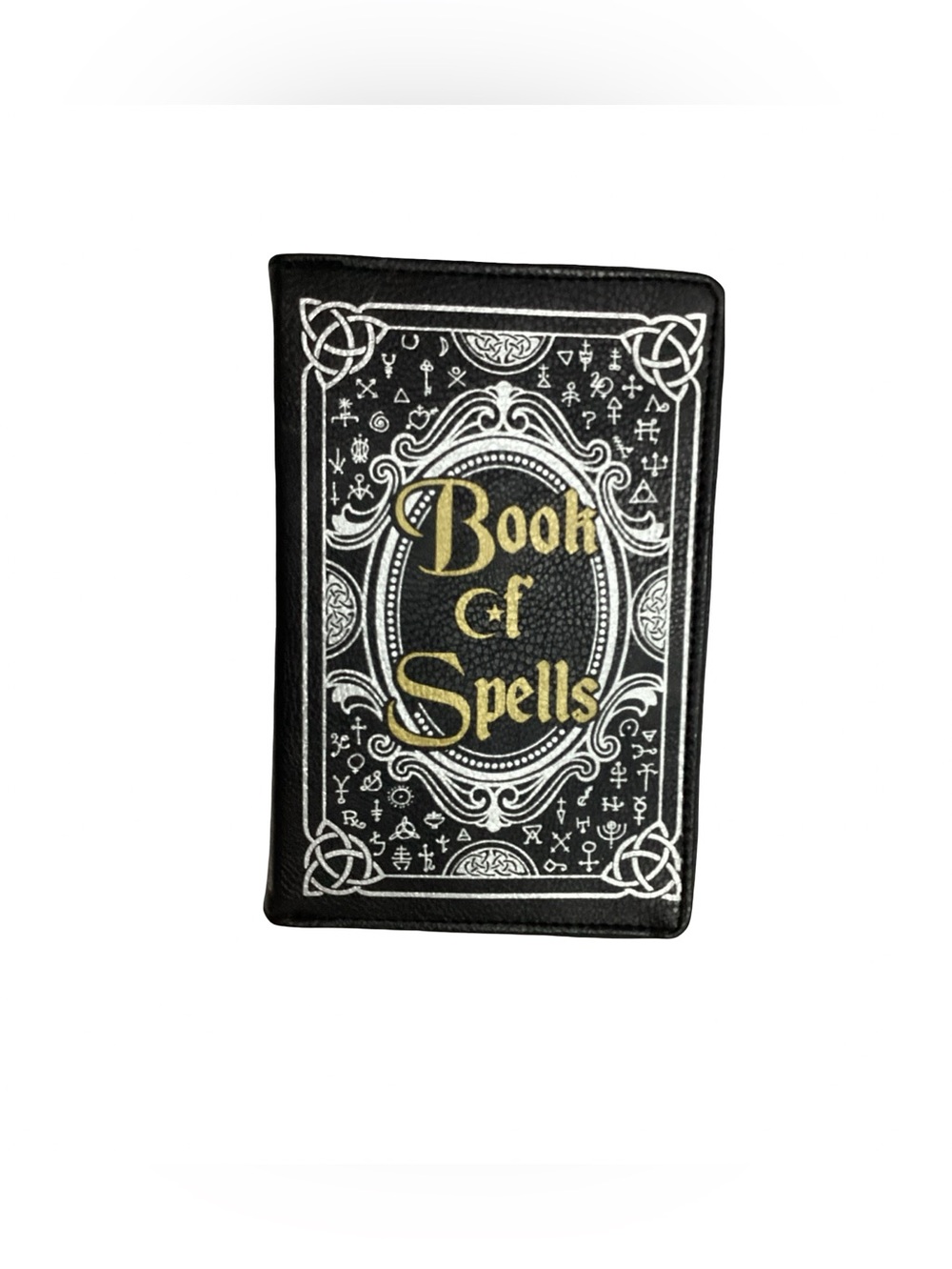Spirit Halloween Book of Spells Black Novelty Crossbody Bag NWOT Witch Tarot Car